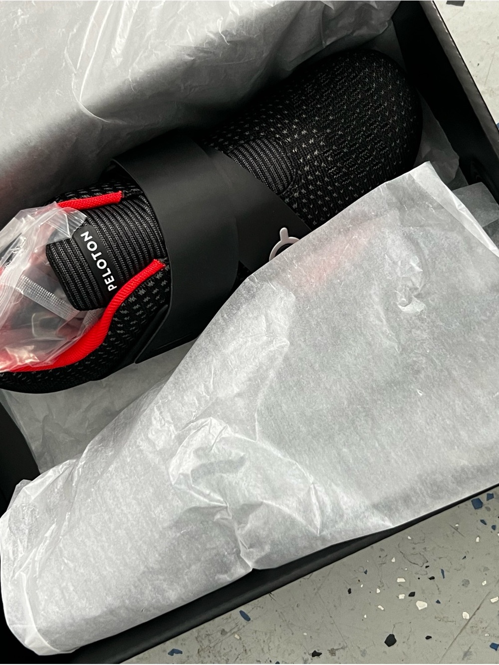 Peloton women’s Black and Red cycle Shoes